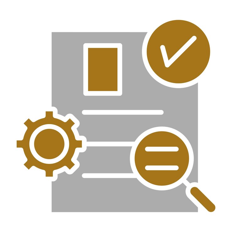 Vector vector design project fulfillment icon style