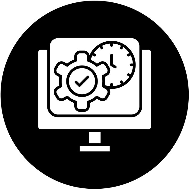 Vector Design Project Management App Icon Stijl