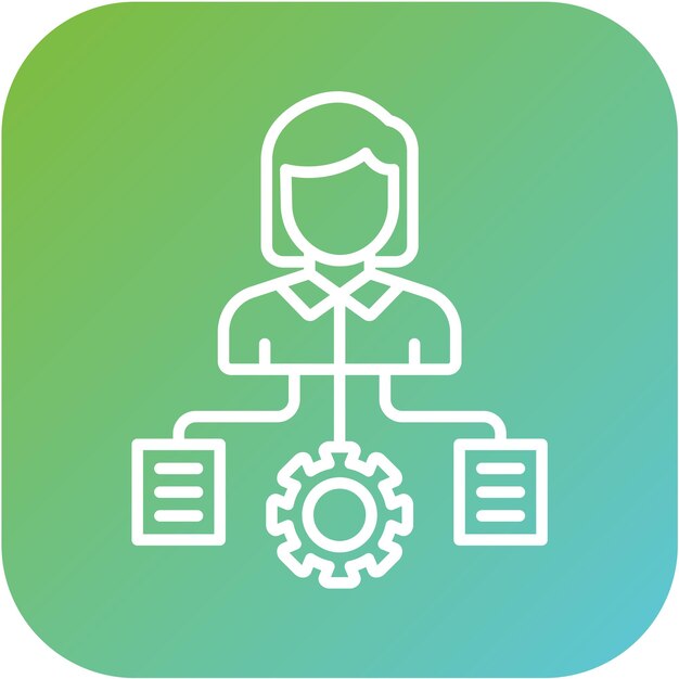 Vector vector design project manager icon style