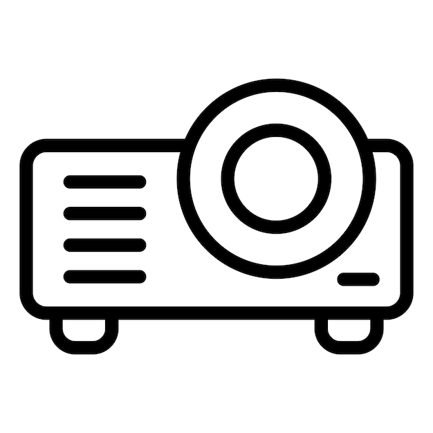 Vector Design Projector Icon Style