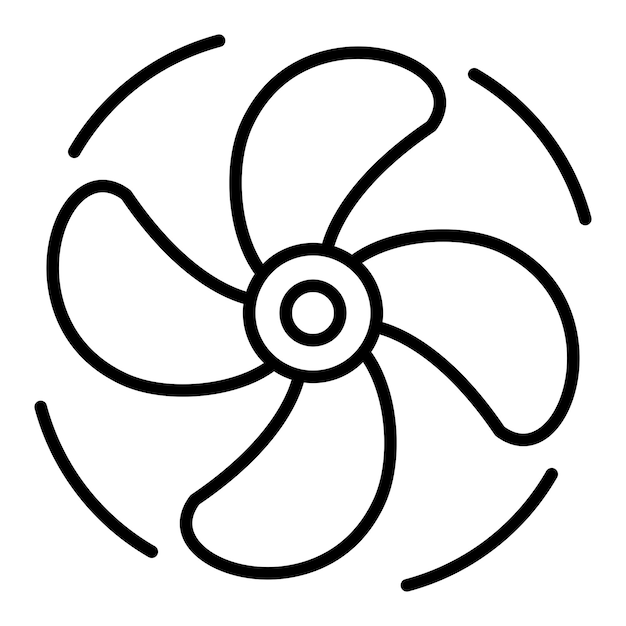 Vector Design Propeller Icon Style