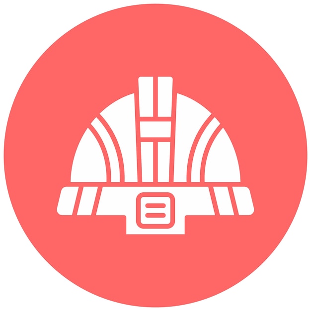 Vector Design Protective Helmet Icon Style