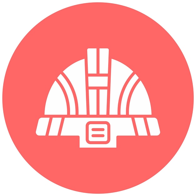 Vector Design Protective Helmet Icon Style