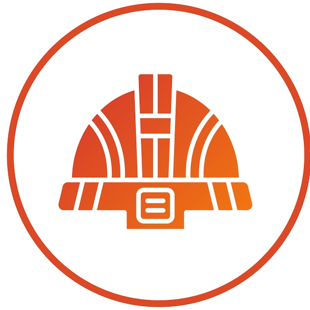 Vector Design Protective Helmet Icon Style