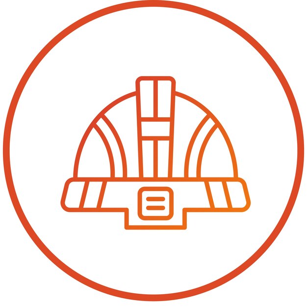 Vector Design Protective Helmet Icon Style