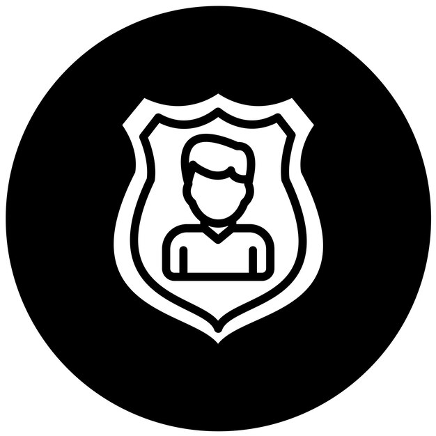 Vector vector design pseudonymisation icon style
