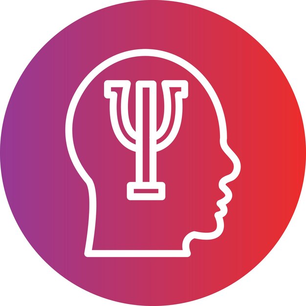 Vector Design Psychology Icon Style