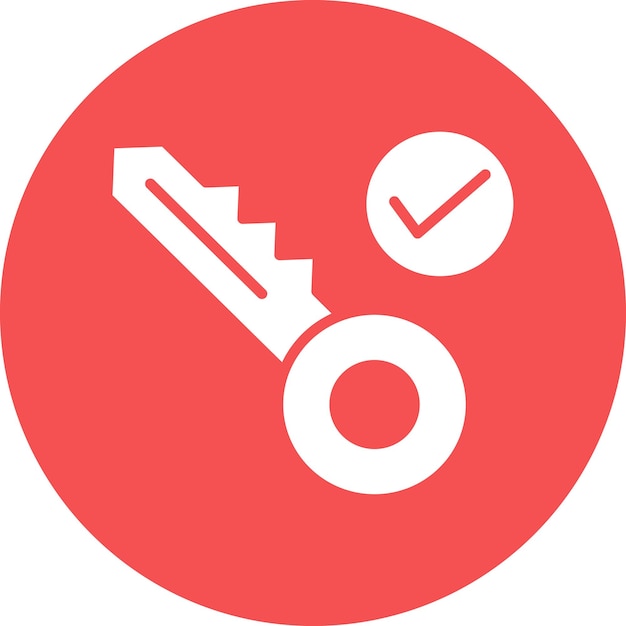 Vector Design Public Key Icon Style