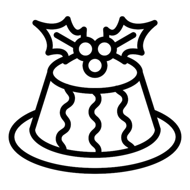 Vector Design Pudding Icon Style