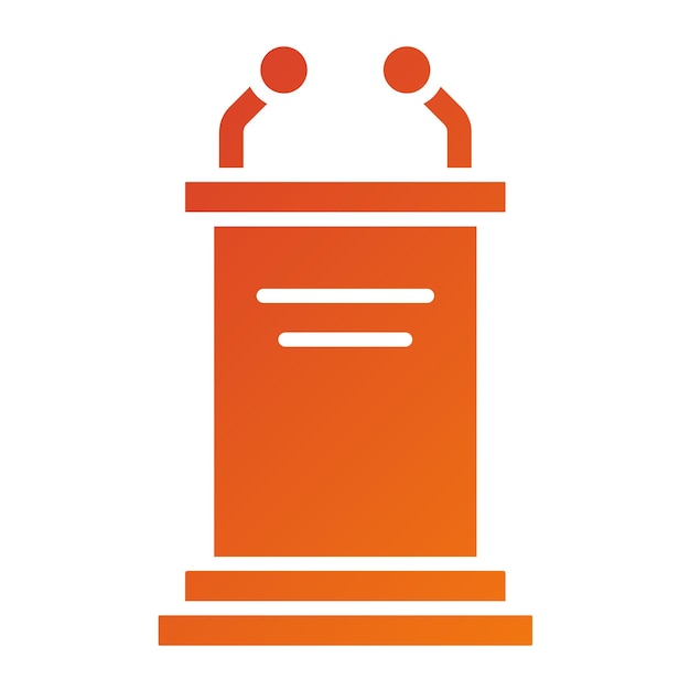 Vector Design Pulpit Icon Stijl