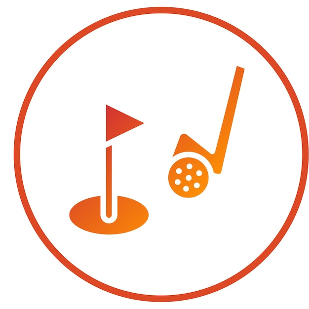 Vector vector design putter icon style