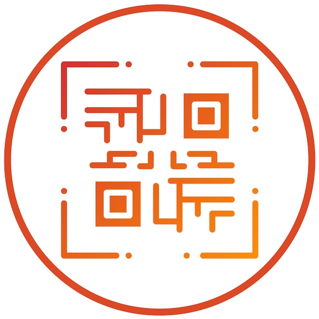 터 디자인 QR 코드 아이콘 스타일