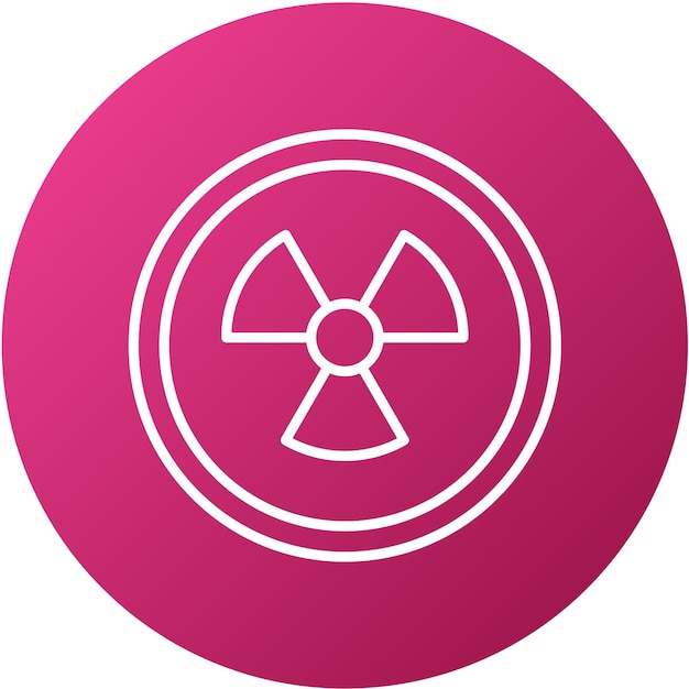 Vector Design Radiation Icon Style