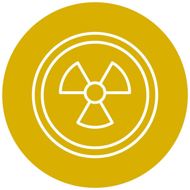 Vector Design Radiation Icon Style