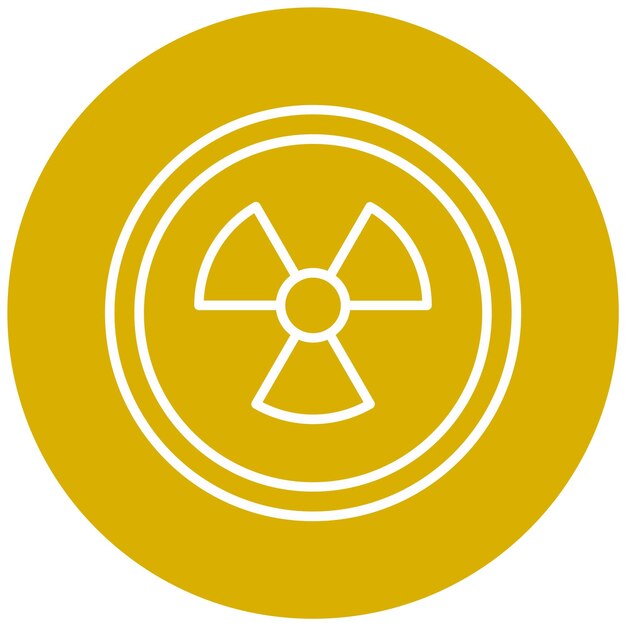 Vector vector design radiation icon style