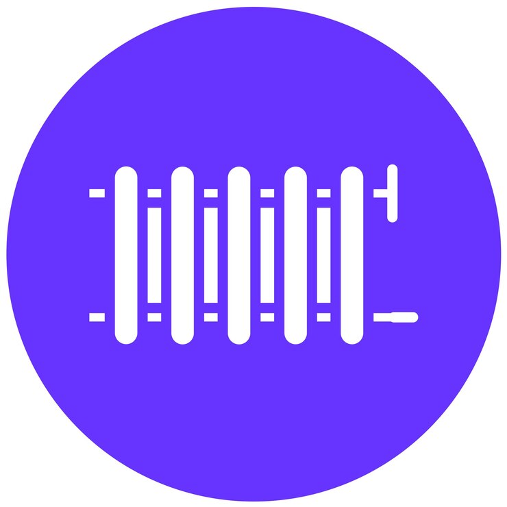 Vector vector design radiator mount icon style