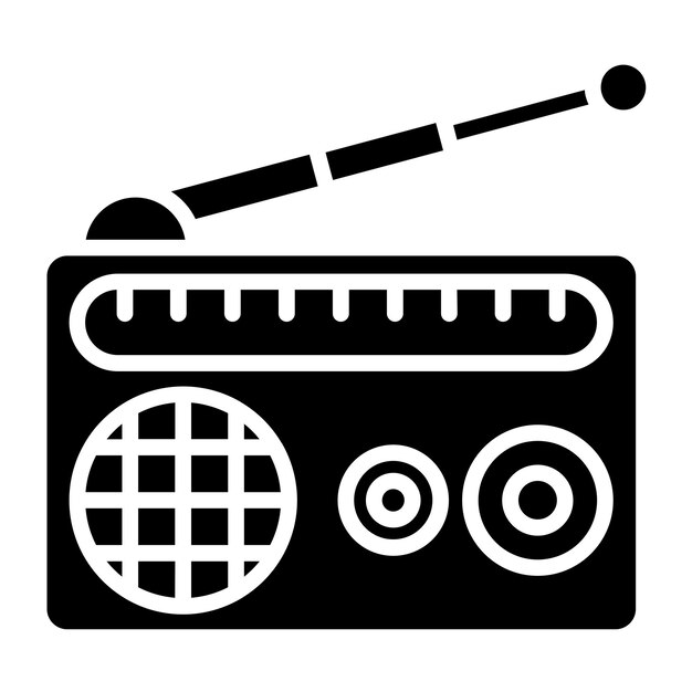 Vector Design Radio Icon Style