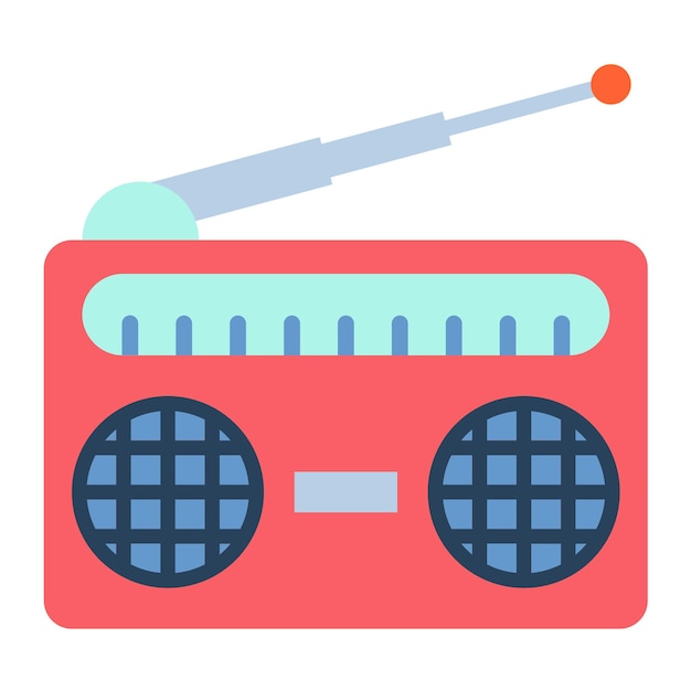 Vector Design Radio Icon Style