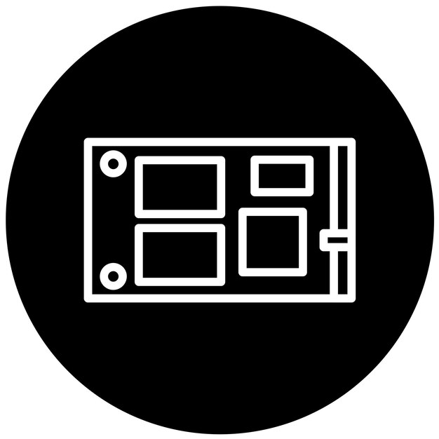 Vector Design RAID Controller Icon Style