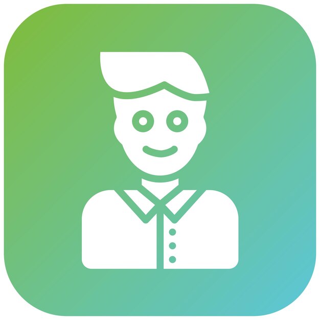 Vector Design Rainforest Guide Mannelijke Icon Stijl