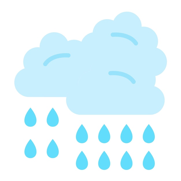 ベクトル ベクトルデザイン raining icon スタイル