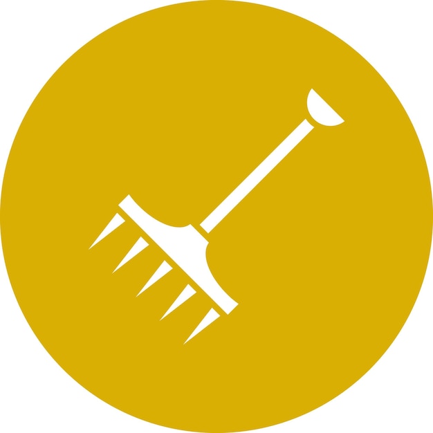 Vector Design Rake Icon Style