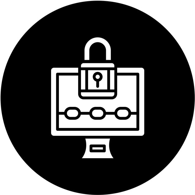 Vector Design Ransomware Icon Stijl