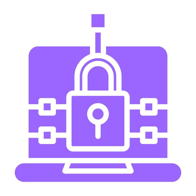 Vector Design Ransomware Icon Style