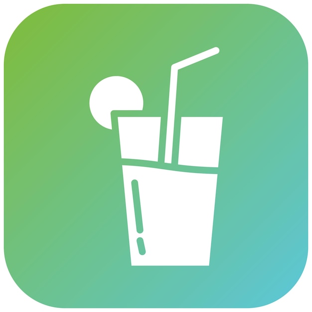 Vector Design Raw Juice Icon Stijl