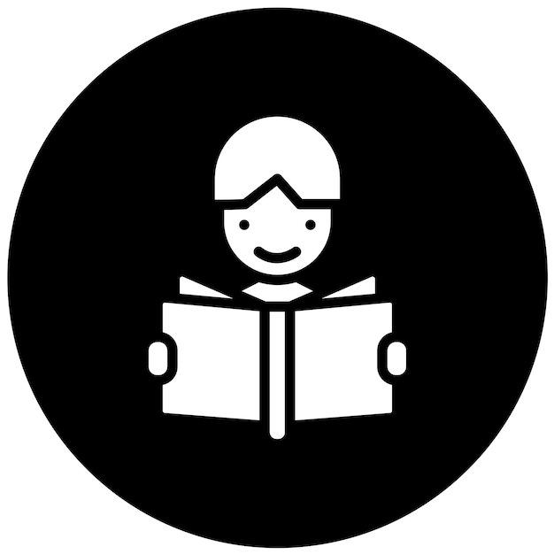 ベクトルデザインの読み取りアイコンスタイル