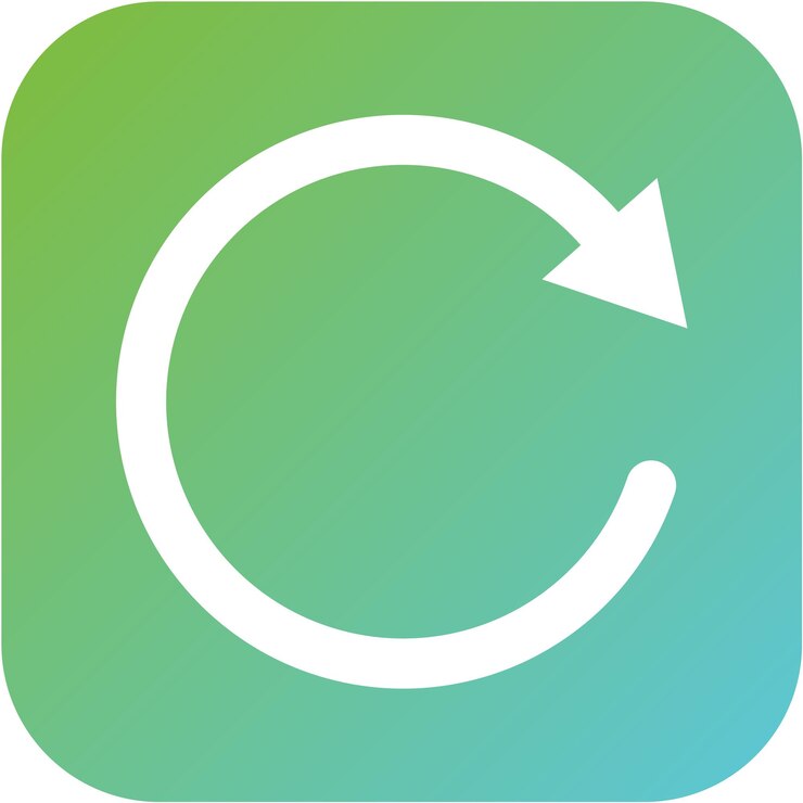 Vector vector design redo icon style
