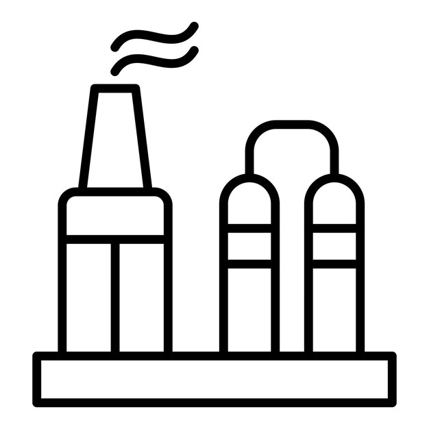 Vector vector design refinery icon style