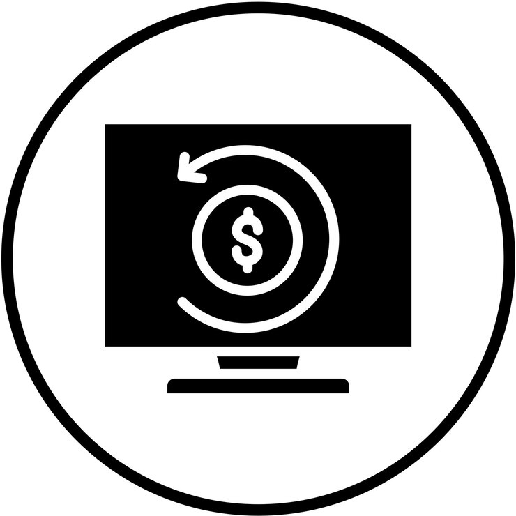 Vector vector design refund icon style