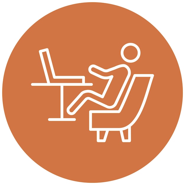Vector vector design relax work icon style