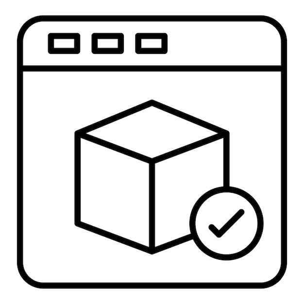 Vector Design Rendering Icon Style