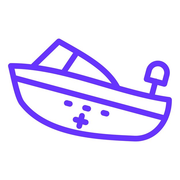 Vector vector design rescue boat icon style