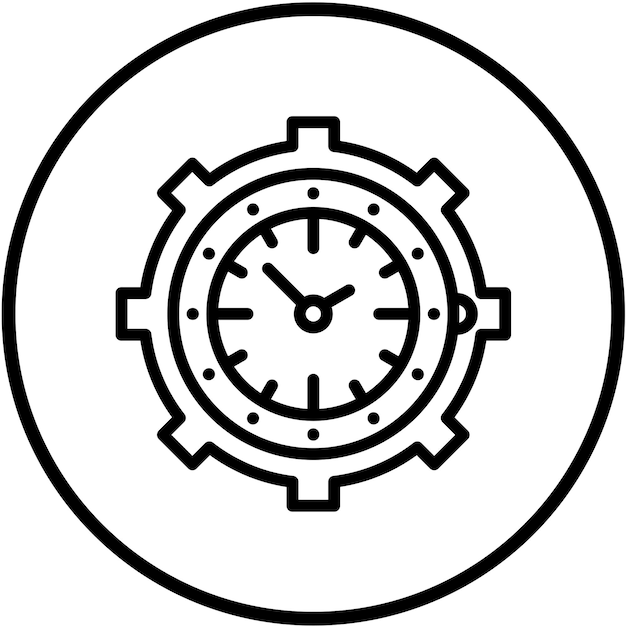 Vector vector design response time icon style