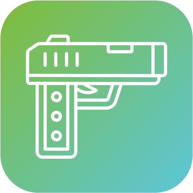 Vector vector design revolver icon style