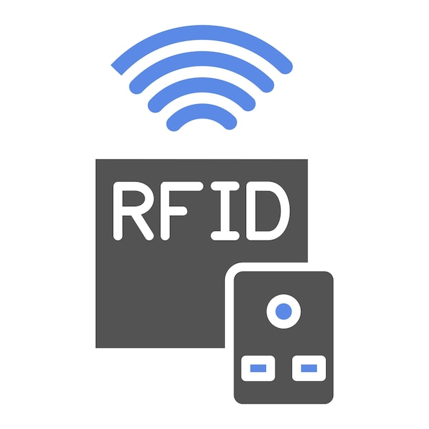 Вектор Векторный дизайн rfid icon style