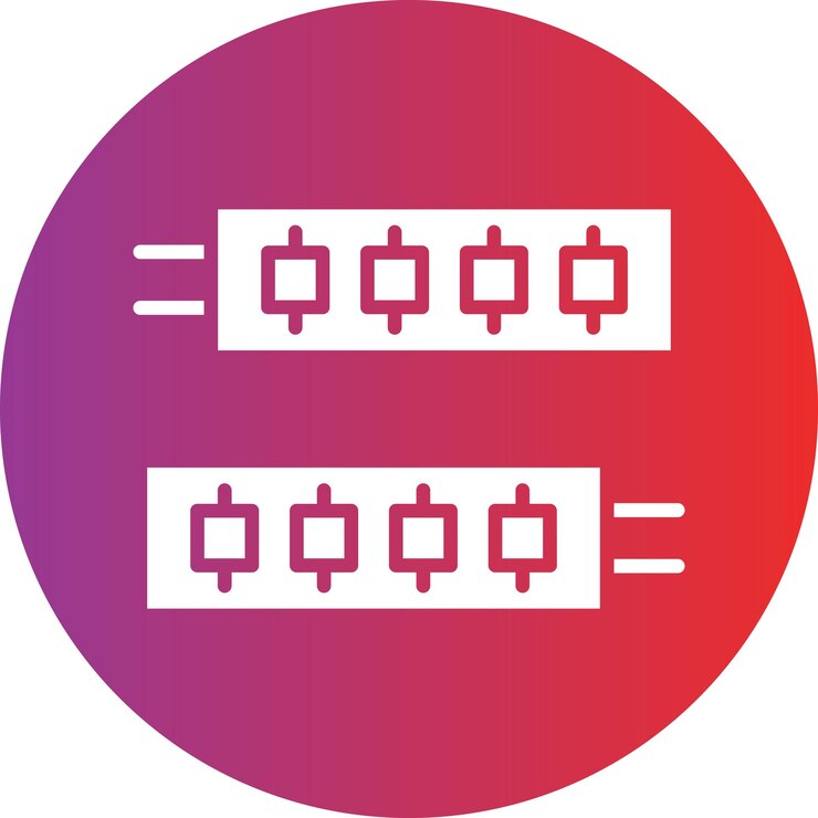 Vector vector design rgb light strip icon style