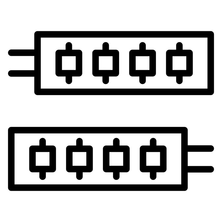 Vector vector design rgb light strip icon style