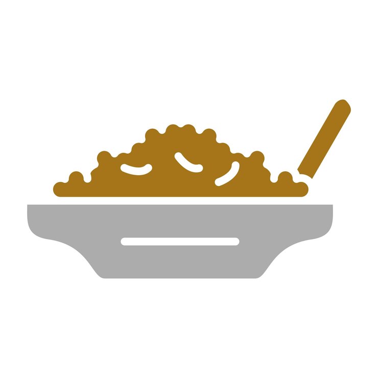 Vector vector design rice icon style