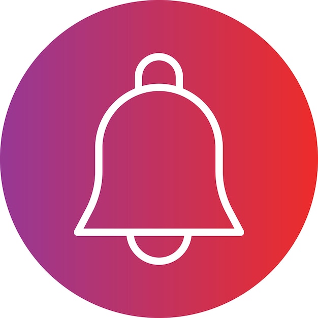 Vector Design Ring Bell Icon Style