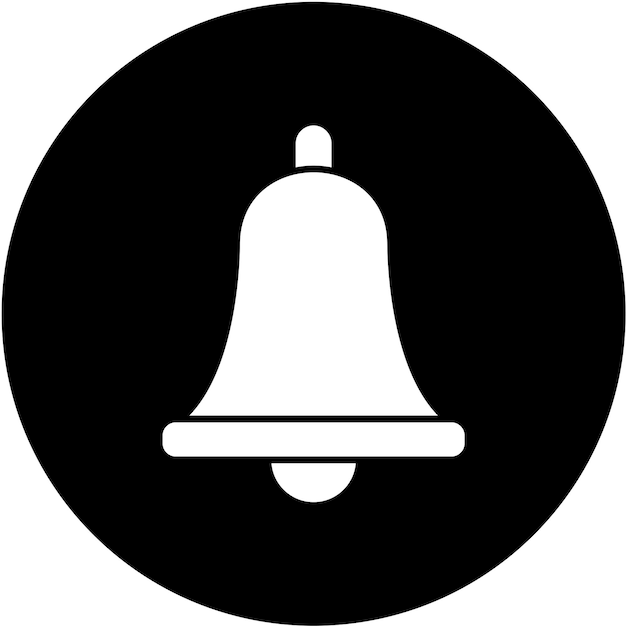 Vector Design Ring Bell Icon Style