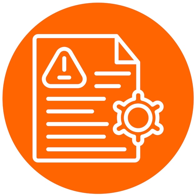 Vector vector design risk management icon style