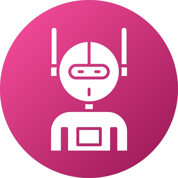 Vector design robot icon style