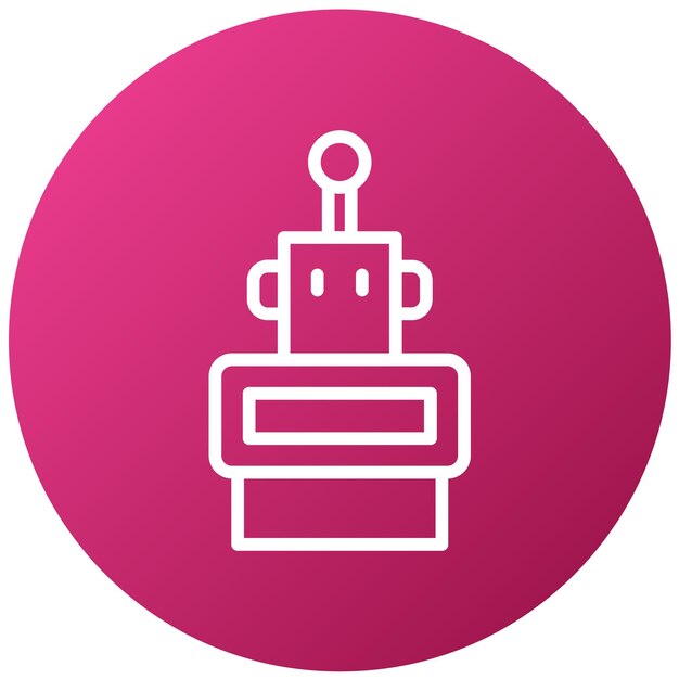 Vector Design Robotics Icon Stijl