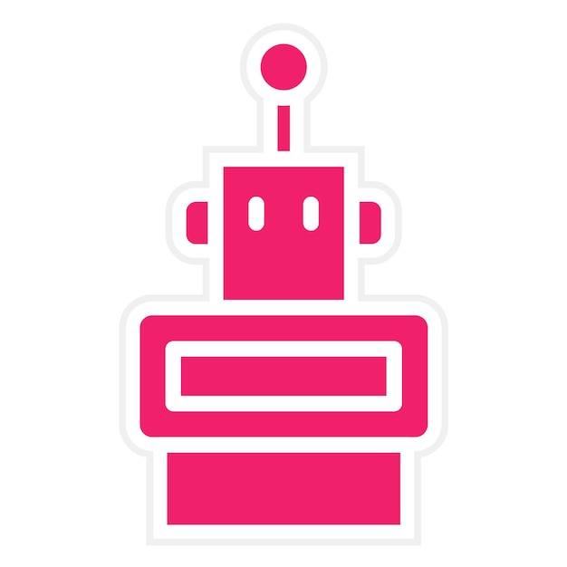 Vector vector design robotics icon style