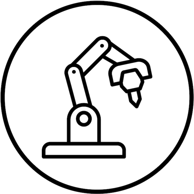 ベクターデザイン ロボット革命 アイコンスタイル