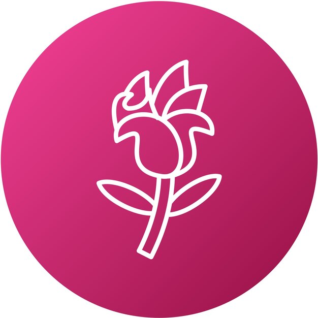 Vector vector design rose icon style